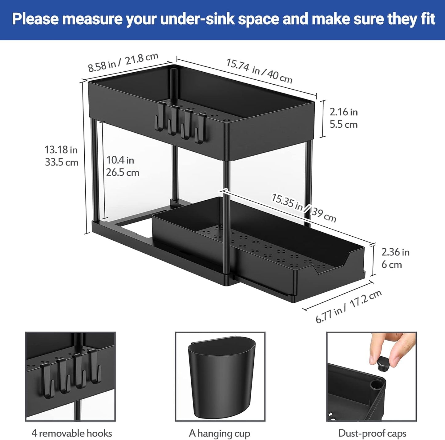 2-Tier Under Sink Organizer