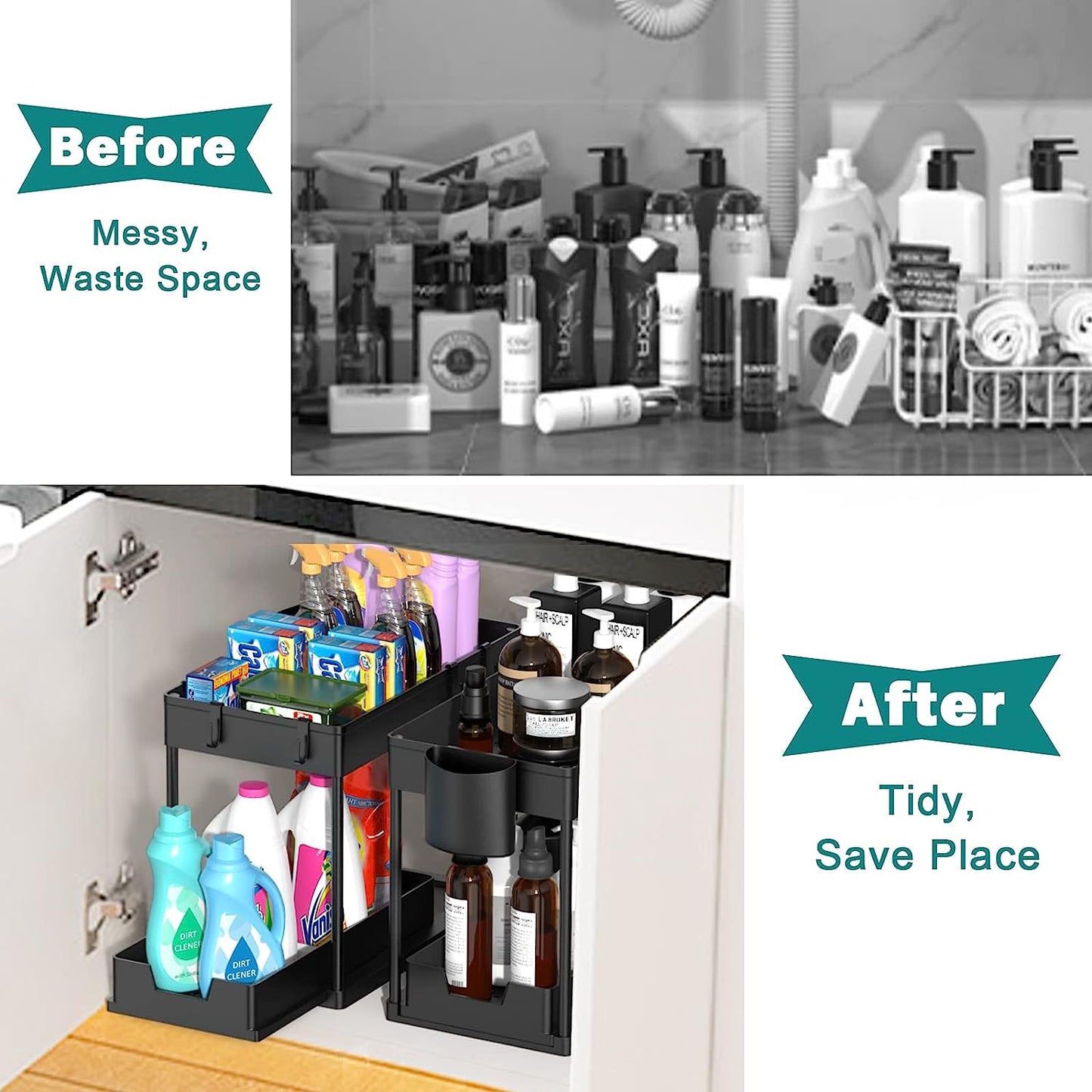 2-Tier Under Sink Organizer