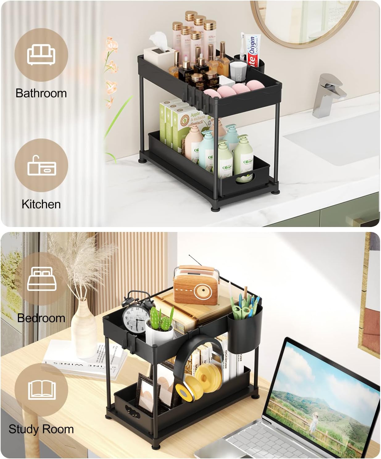 2-Tier Under Sink Organizer