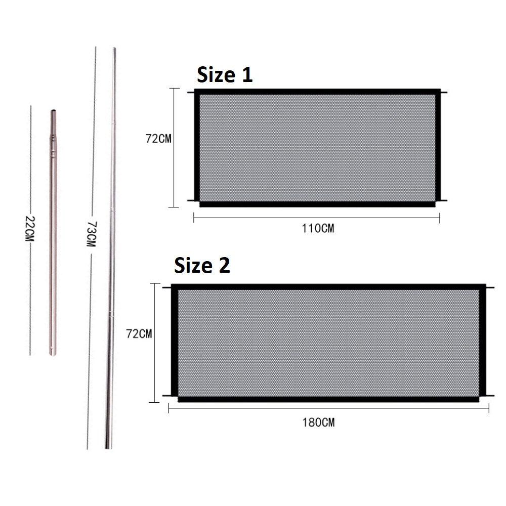 Magic Mesh Pet Dog Gate